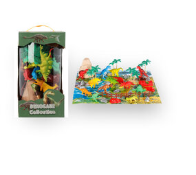 Tuf-Tuf Jeu de jouets pour dinosaures | 40 pièces Tuf-Tuf Jeu de jouets pour dinosaures | 40 pièces