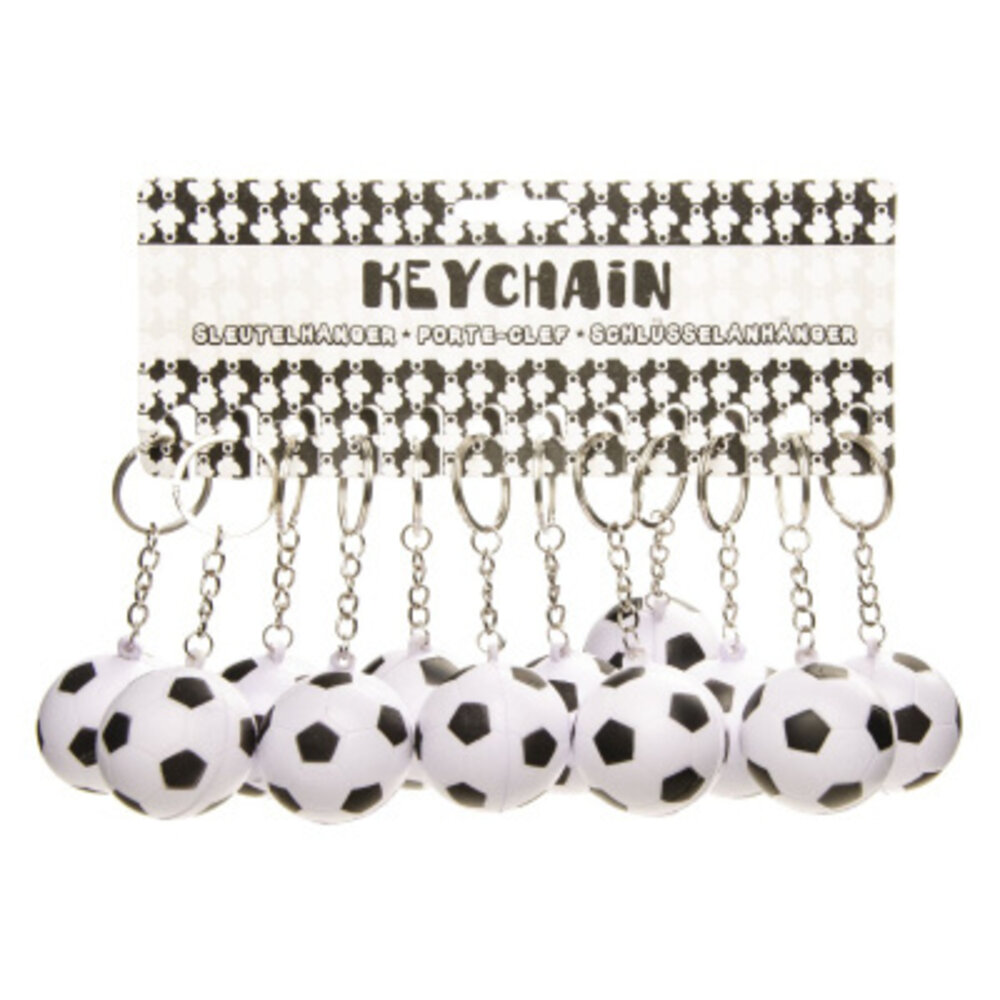 LG Imports Voetbal Sleutelhanger Foam | per stuk LG Imports Voetbal Sleutelhanger Foam | per stuk