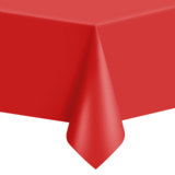 Tuf-Tuf Tafelkleed rood plastic | 137x274cm Tuf-Tuf Tafelkleed rood plastic | 137x274cm