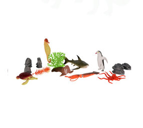 Tuf-Tuf Jeu de jouets Animaux marins | 20 pièces Tuf-Tuf Jeu de jouets Animaux marins | 20 pièces