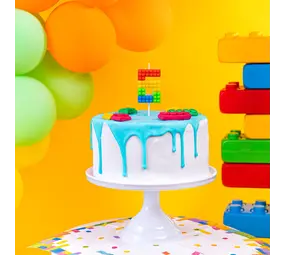 Tuf-Tuf Lego Cijfer Kaars 6  | per stuk Tuf-Tuf Lego Cijfer Kaars 6  | per stuk