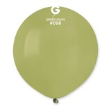 Gemar Ballons vert olive 48cm | 10 pièces