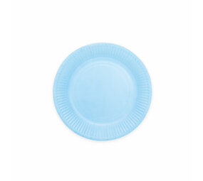 We Fiesta Blaue Teller Hellblau 18cm | 8 Stück