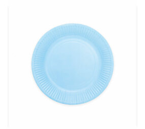 We Fiesta Assiettes bleues Bleu clair 23cm | 16 pièces