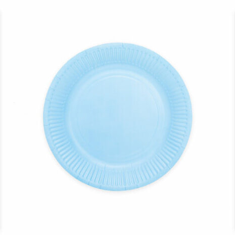 We Fiesta Blue plates light blue 23cm | 16 pieces