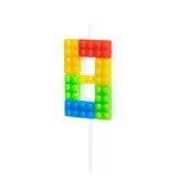 Tuf-Tuf Lego Cijfer Kaars 8 | per stuk Tuf-Tuf Lego Cijfer Kaars 8 | per stuk