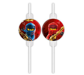 Procos Party Lego Ninjago Straws | 4 pieces Procos Party Lego Ninjago Straws | 4 pieces