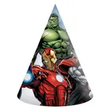Procos Party Chapeaux de fête Avengers Infinity Stones | 6 morceaux