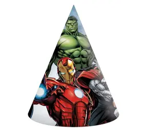 Procos Party Avengers Infinity Stones Partyhüte | 6 Stück Procos Party Avengers Infinity Stones Partyhüte | 6 Stück