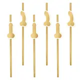 Tuf-Tuf Piemel Rietjes  Goud 20cm | 8 stuks Tuf-Tuf Piemel Rietjes  Goud 20cm | 8 stuks