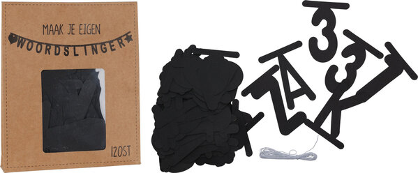 Tuf-Tuf Guirlande de mots à réaliser soi-même | 120 pièces Tuf-Tuf Guirlande de mots à réaliser soi-même | 120 pièces