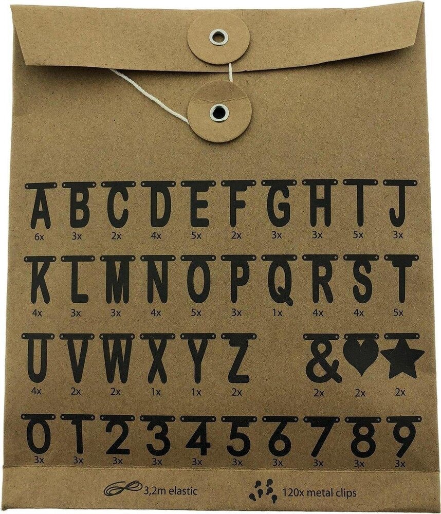 Tuf-Tuf Make Your Own Word Garland | 120-piece Tuf-Tuf Make Your Own Word Garland | 120-piece