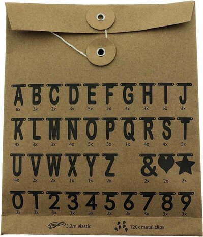 Tuf-Tuf Make Your Own Word Garland | 120-piece Tuf-Tuf Make Your Own Word Garland | 120-piece