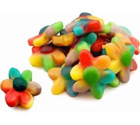 Fleurs arc-en-ciel en gelée | par kilo Fleurs arc-en-ciel en gelée | par kilo