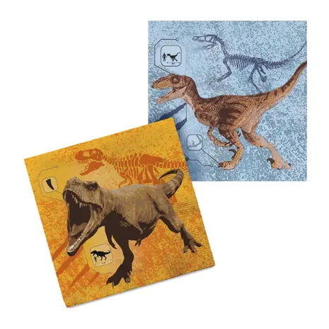 Boland Dino T-Rex Servetten 33x33cm | 20 stuks