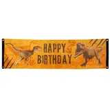 Boland Dino T-Rex Banner 'Happy Birthday' 50x180 cm | pro Einheit Boland Dino T-Rex Banner 'Happy Birthday' 50x180 cm | pro Einheit