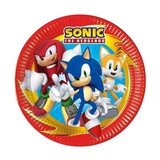 Procos Party Assiettes en carton Sonic 23 cm | 8 pièces Procos Party Assiettes en carton Sonic 23 cm | 8 pièces