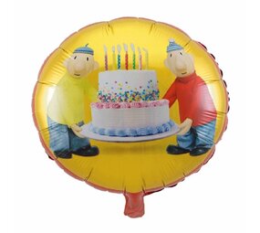 Folat Folie ballon Buurman en Buurman 45cm gevuld met helium