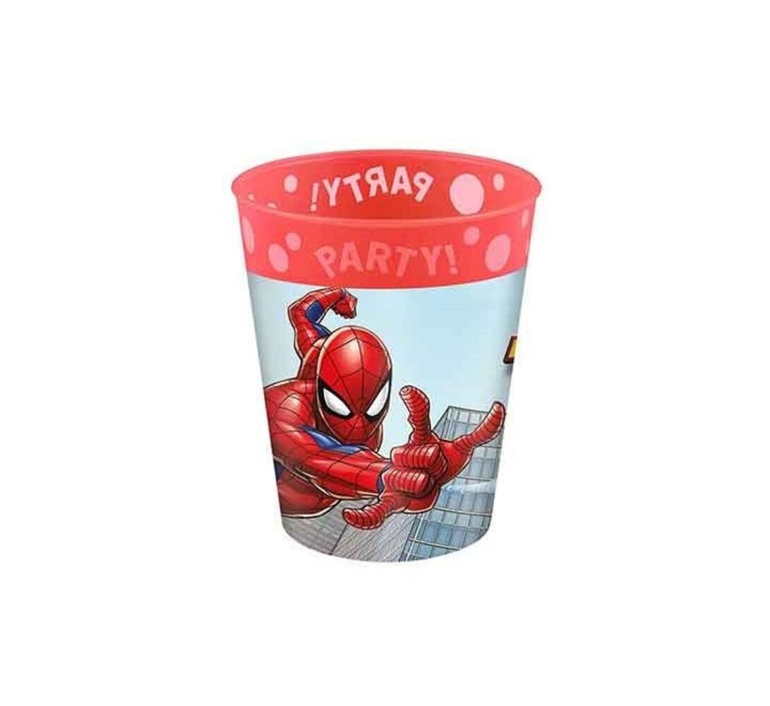 Procos Party Tasse à friandises Spiderman 250ml | par unité Procos Party Tasse à friandises Spiderman 250ml | par unité