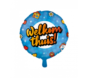 Paper Dreams Welcome Home Cartoon Helium Ballon (45cm) gefüllt mit Helium