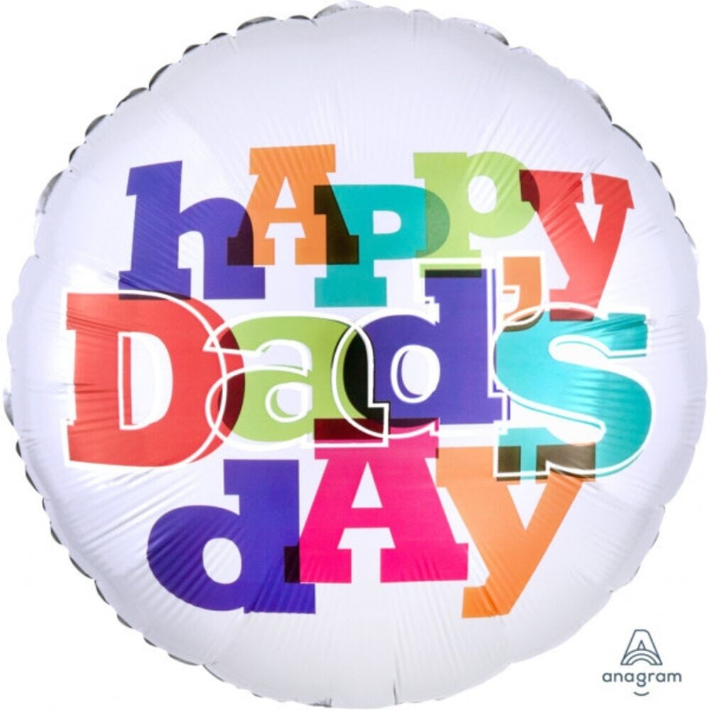 Anagram Heliumballon Happy Dad's Day (46cm) gefüllt mit Helium Anagram Heliumballon Happy Dad's Day (46cm) gefüllt mit Helium