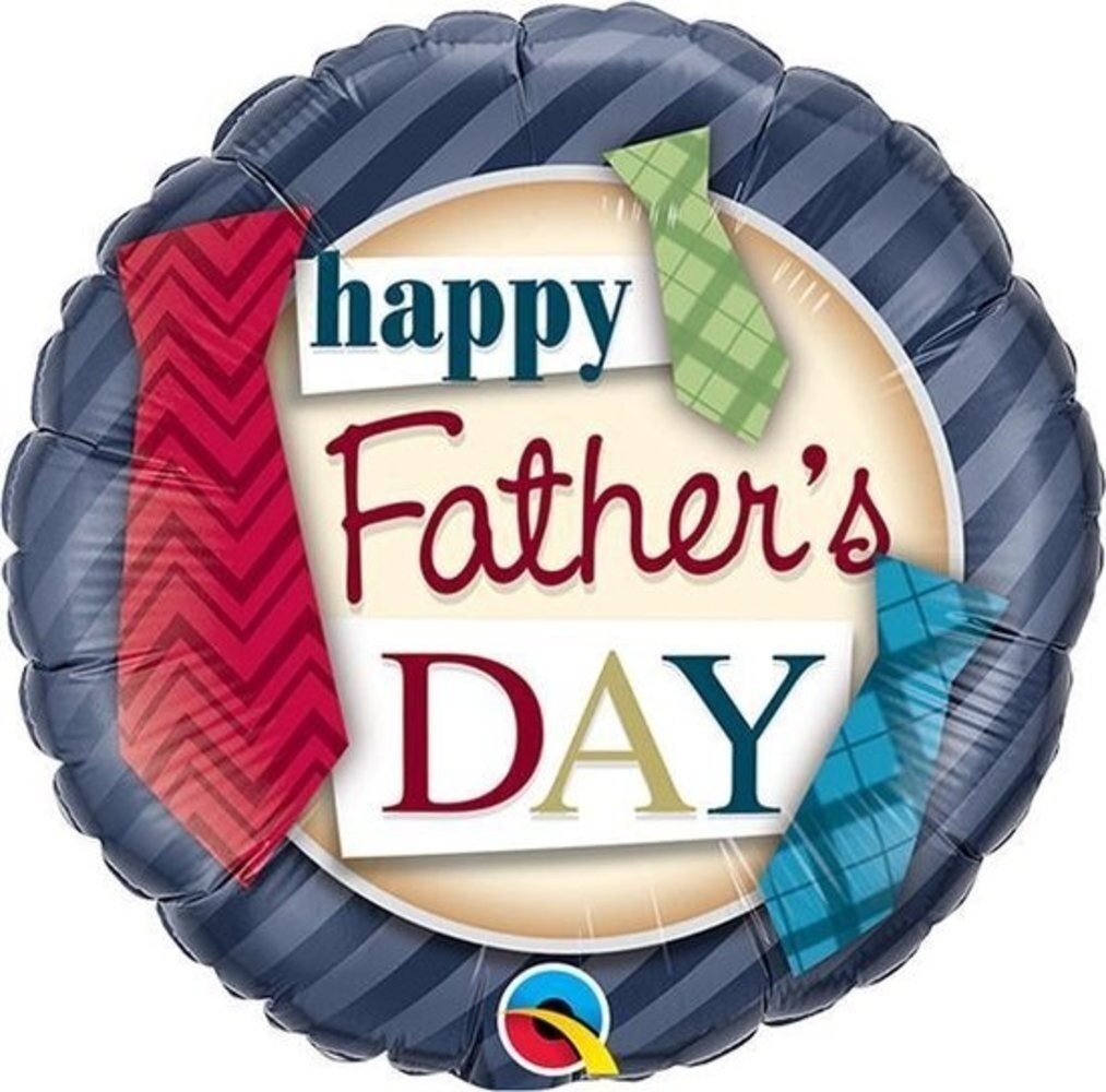 Qualatex Heliumballon Happy Dad's Day (46cm) gefüllt mit Helium Qualatex Heliumballon Happy Dad's Day (46cm) gefüllt mit Helium