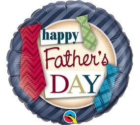 Qualatex Helium Balloon Happy Dad's Day (46cm) filled with helium Qualatex Helium Balloon Happy Dad's Day (46cm) filled with helium