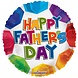 Heliumballon Happy Father's Day (46cm) gefüllt mit Helium Heliumballon Happy Father's Day (46cm) gefüllt mit Helium