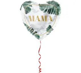 Folat Heliumballon mit Text Mama (45cm), gefüllt mit Helium