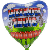 Folat Helium Ballon Welkom Thuis (45cm) gevuld met helium Folat Helium Ballon Welkom Thuis (45cm) gevuld met helium