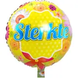 Folat Heliumballon Beterschap Bloemen  (45cm) gevuld met helium