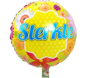 Folat Heliumballon Get Well Flowers (45cm) gefüllt mit Helium