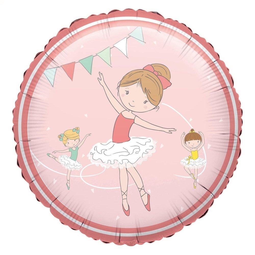 Anagram Foil balloon Ballerina Little Dancer (45cm) filled with helium Anagram Foil balloon Ballerina Little Dancer (45cm) filled with helium