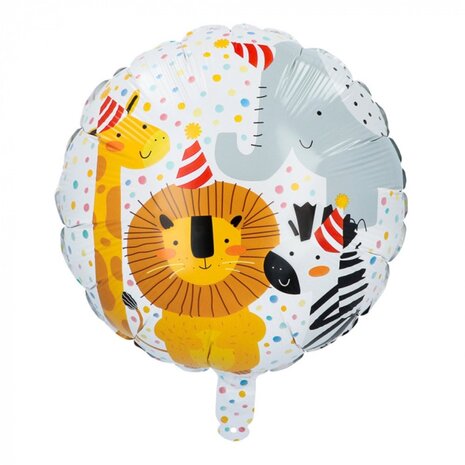 Boland Ballon à hélium Safari Kids 45cm rempli d'hélium Boland Ballon à hélium Safari Kids 45cm rempli d'hélium