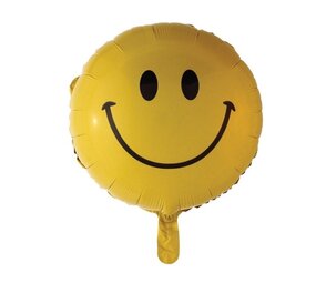 Folat Folienballon Smiley (45cm) gefüllt mit Helium