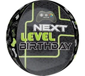 Anagram Orbz balloon Game Controller Next Level Birthday (38cm) filled with helium Anagram Orbz balloon Game Controller Next Level Birthday (38cm) filled with helium