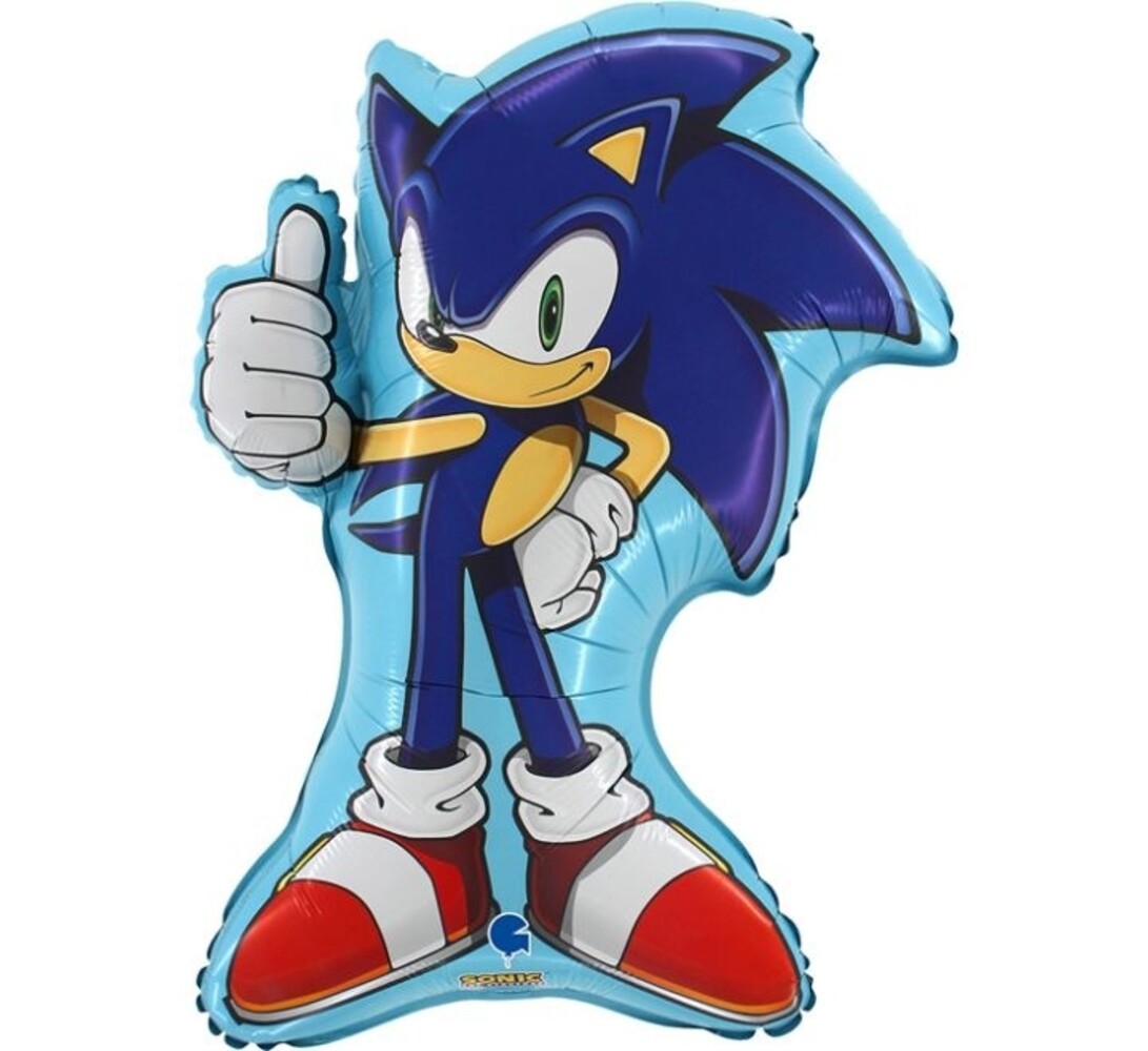 Sonic Super Shape Balloon 84cm | per Unit Sonic Super Shape Balloon 84cm | per Unit