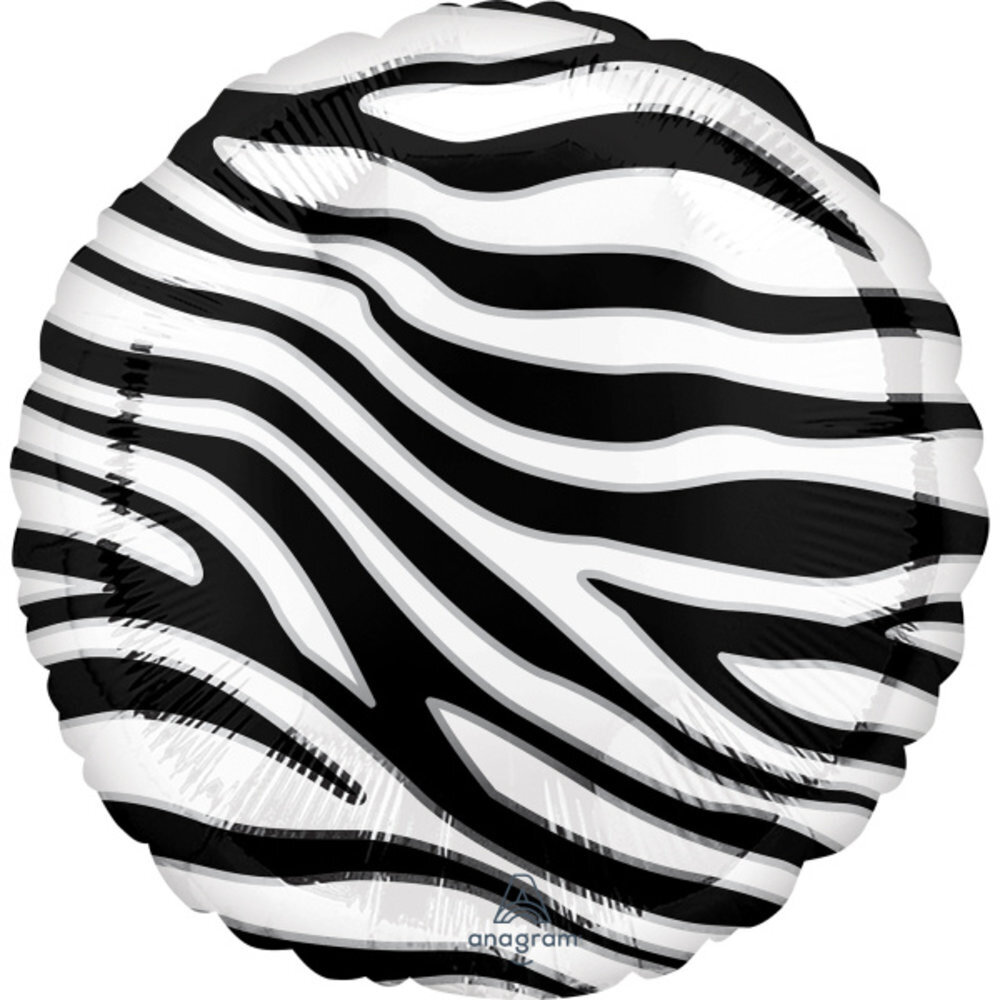 Anagram Helium Ballon Zebra Druck (45cm) gefüllt mit Helium Anagram Helium Ballon Zebra Druck (45cm) gefüllt mit Helium