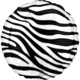 Anagram Helium Balloon Zebra print (45cm) filled with helium Anagram Helium Balloon Zebra print (45cm) filled with helium