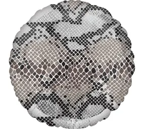 Anagram Helium Ballon Slangenprint  (45cm) gevuld met helium