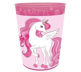 Procos Party Tasse de fête Licorne aux couleurs arc-en-ciel 250 ml | par unité