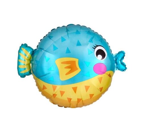 Anagram Puffer Fish Shape Balloon 48cm | empty Anagram Puffer Fish Shape Balloon 48cm | empty