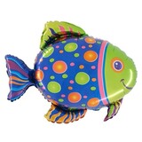Tropischer Fisch-Superformballon 76 cm | pro Einheit