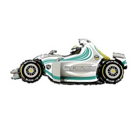 Grabo Race Auto Super Shape Ballon 107cm | per stuk Grabo Race Auto Super Shape Ballon 107cm | per stuk