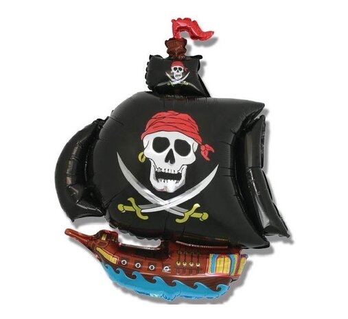 Ballon Super Forme Bateau Pirate 78cm | par unité