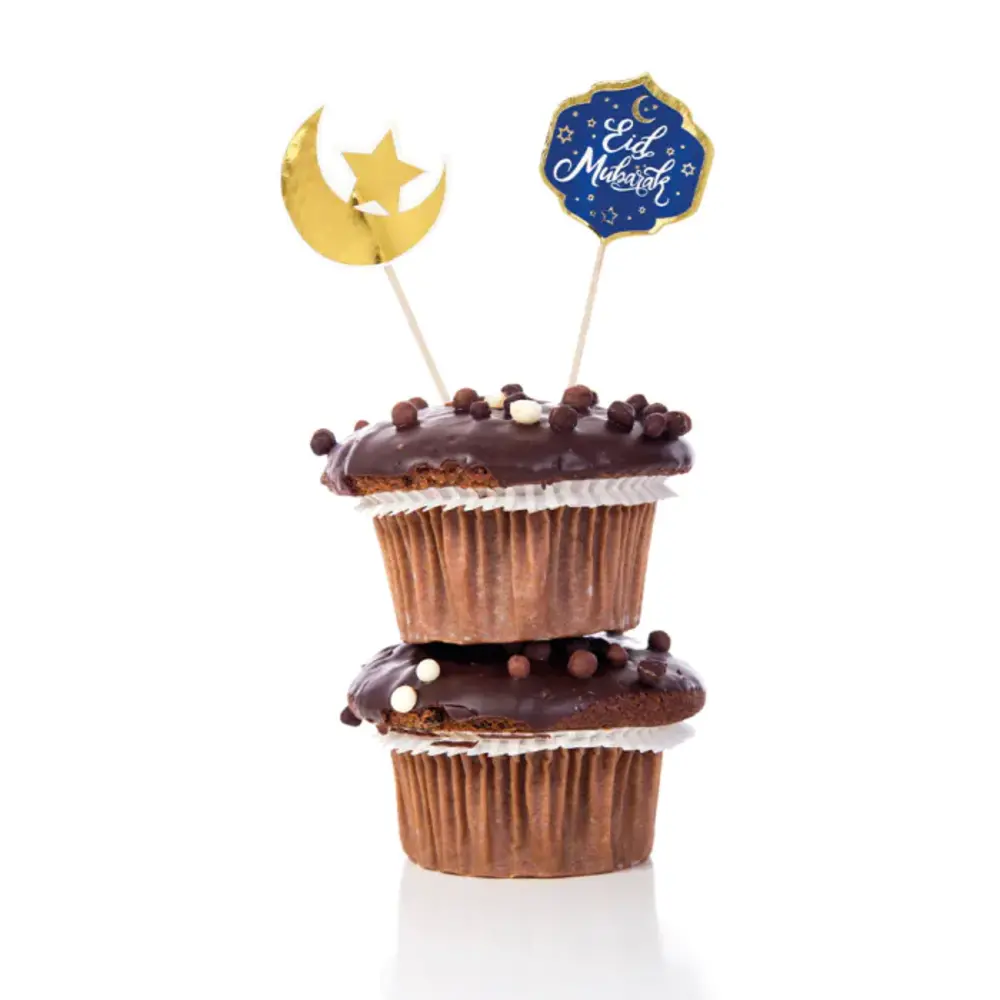 Boland Eid Mubarak Prickers 12cm | 12 pieces Boland Eid Mubarak Prickers 12cm | 12 pieces