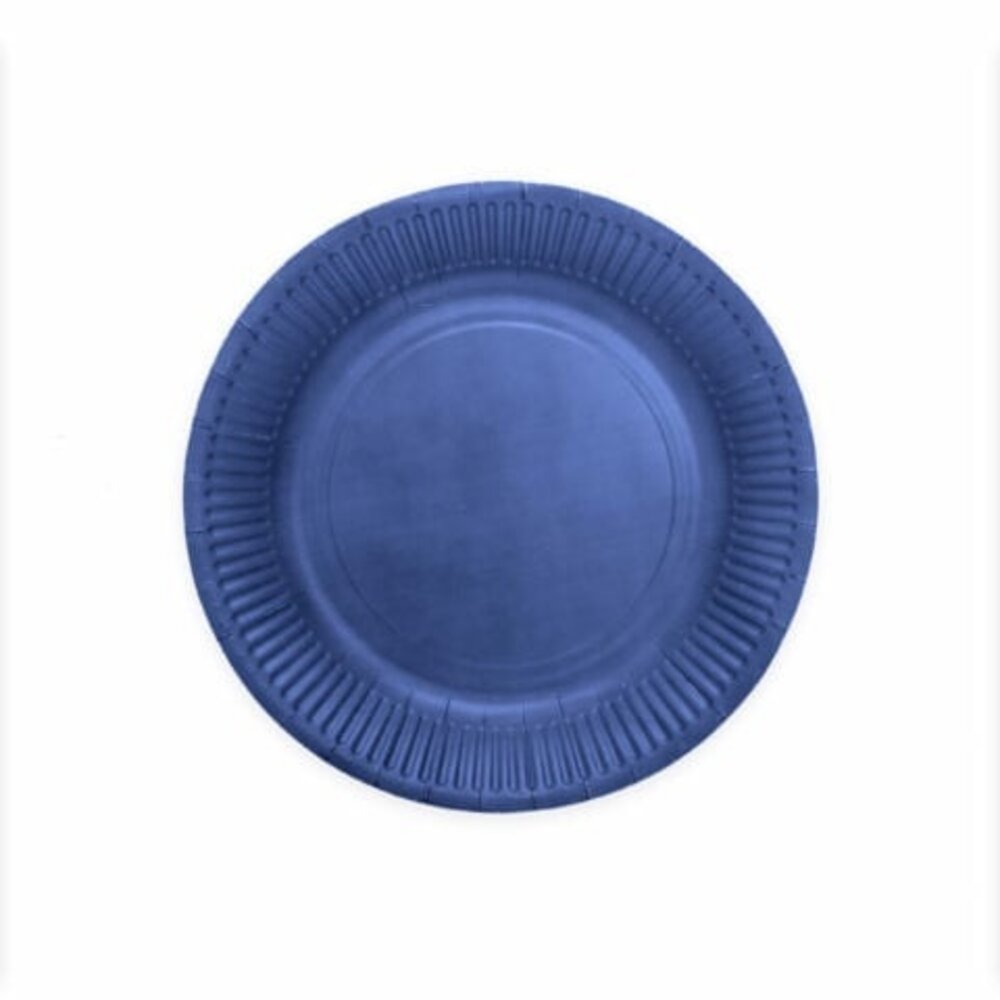 Assiettes bleues Bleu foncé 23cm | 16 pièces Assiettes bleues Bleu foncé 23cm | 16 pièces