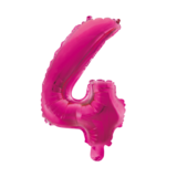Foil Balloon Pink 4 | 40cm Foil Balloon Pink 4 | 40cm