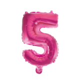 Foil Balloon Pink 5 | 40cm Foil Balloon Pink 5 | 40cm