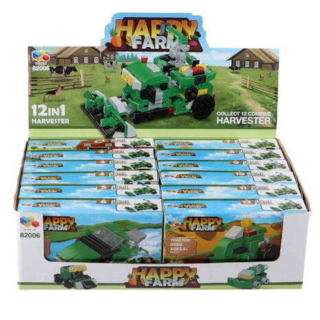 Bauernhof-Fahrzeuge-Baustein-Set | Pro Einheit Bauernhof-Fahrzeuge-Baustein-Set | Pro Einheit